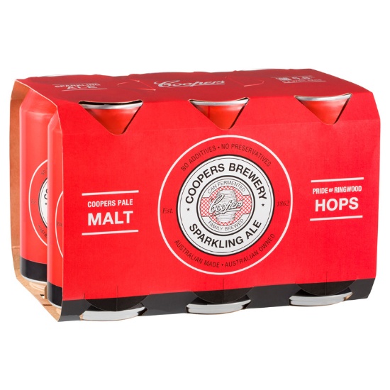 Picture of Coopers Sparkling Ale Cans 6x375ml