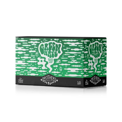 Picture of Brothers Beer Green Haze Hazy Pale Ale Cans 6x330ml