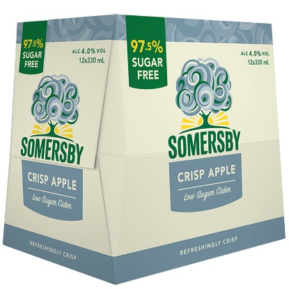 Picture of Somersby Crisp Apple Bottles 12x330ml