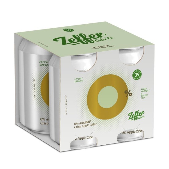 Picture of Zeffer 0% Crisp Apple Cider Cans 4x330ml