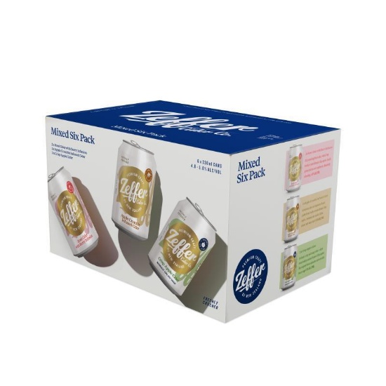 Picture of Zeffer Mixed Six Pack Cans 6x330ml