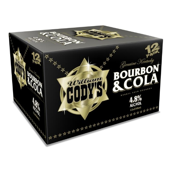 Picture of Cody's & Cola 4.8% Cans 12x250ml