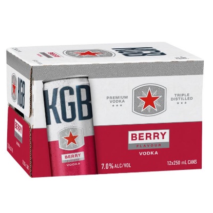 Picture of KGB Berry 7% Cans 12x250ml
