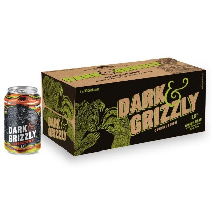 Picture of Crimson Badger Brewing Dark & Grizzly 5.8% Cans 8x330ml