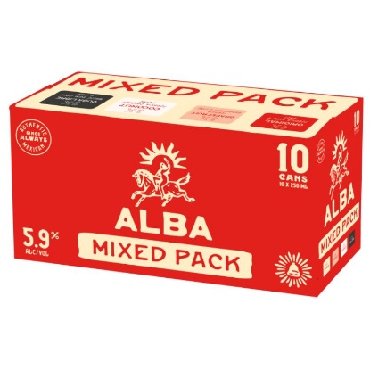 Picture of Alba Mixed Pack 5.9% Cans 10x250ml