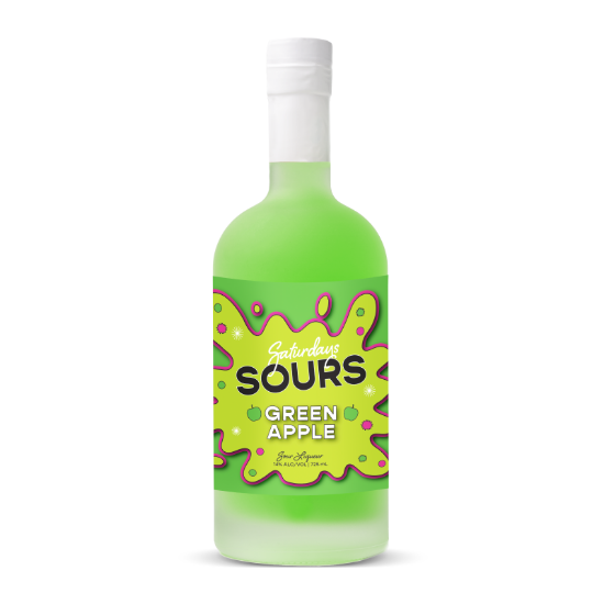Picture of Saturdays Sours Green Apple 14% 725ml