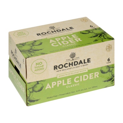 Picture of Rochdale Classic Apple Cider Cans 6x330ml