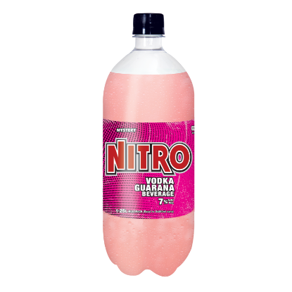 Picture of Nitro Mystery Vodka Guarana Beverage 7% PET Bottle 1.25 Litre