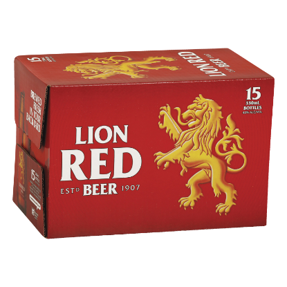 Picture of Lion Red Bottles 15x330ml