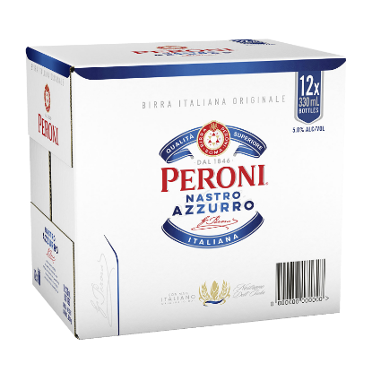 Picture of Peroni Nastro Azzurro Bottles 12x330ml
