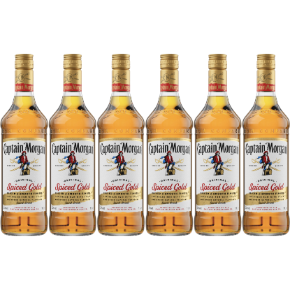 Picture of Captain Morgan Original Spiced Gold 6x1 Litre