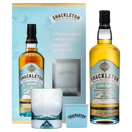 Picture of Mackinlay's Shackleton Gift Pack with Glass & Ice Mould 700ml