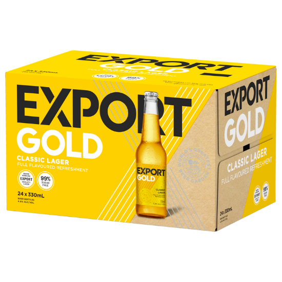 Picture of Export Gold Bottles 24x330ml