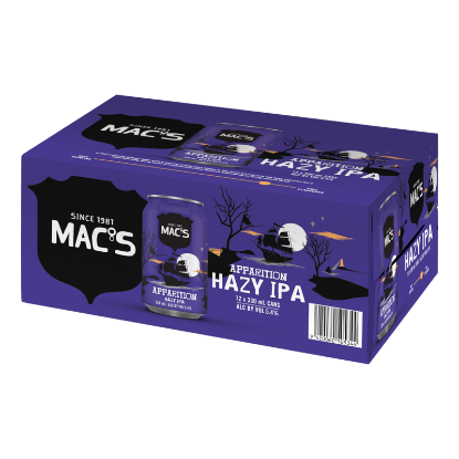 Picture of Mac's Apparition Hazy IPA Cans 12x330ml