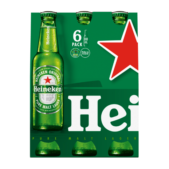 Picture of Heineken Bottles 6x330ml