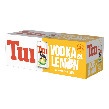 Picture of Tui Vodka Lemon 6% Cans 10x330ml