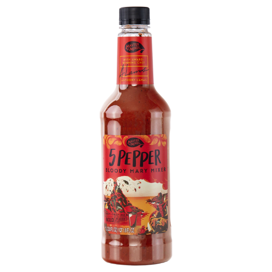 Picture of Master of Mixes 5 Pepper Bloody Mary Mixer Bottle 1 Litre