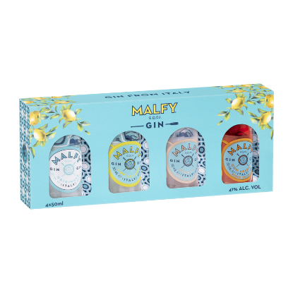 Picture of Malfy G.Q.D.I. Gin Tasting Set 4x50ml