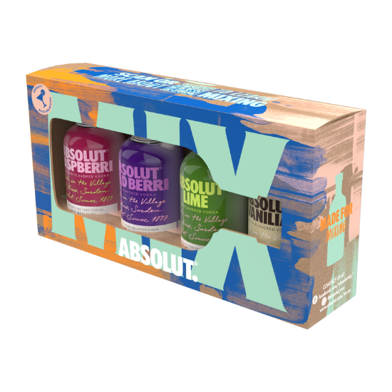 Picture of Absolut Made For Mixing Pack 4x50ml