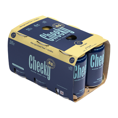 Picture of Cheeky Hard Iced Tea Mango 6.5% Cans 6x330ml