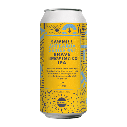 Picture of Sawmill Aotearoa Series #61 Brave Brewing Co IPA Can 440ml