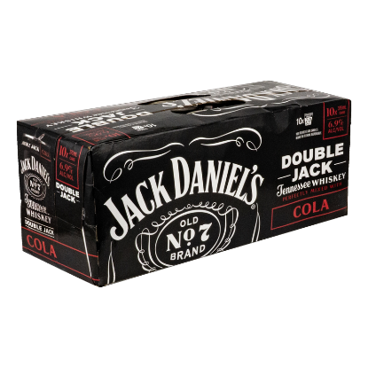 Picture of Jack Daniel's Double Jack Cola 6.9% Cans 10x375ml