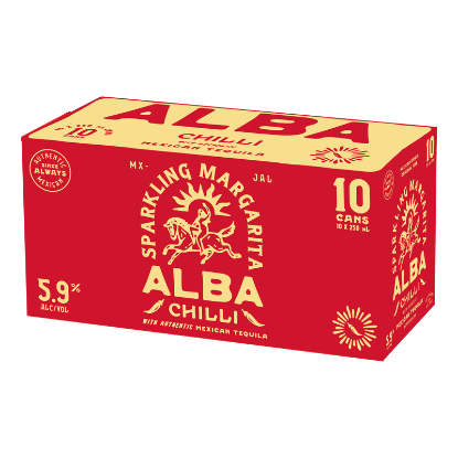 Picture of Alba Sparkling Margarita Chilli 5.9% Cans 10x250ml