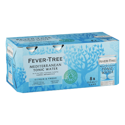 Picture of Fever-Tree Mediterranean Tonic Water Cans 8x150ml