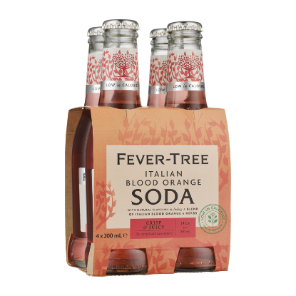 Picture of Fever-Tree Italian Blood Orange Soda Bottles 4x200ml