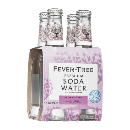 Picture of Fever-Tree Premium Soda Water Bottles 4x200ml