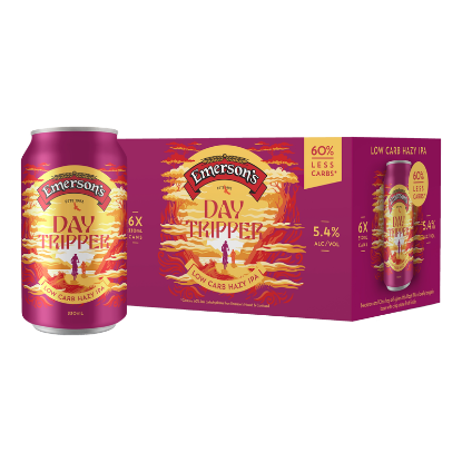 Picture of Emerson's Day Tripper Low Carb Hazy IPA Cans 6x330ml