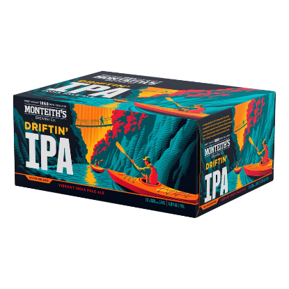 Picture of Monteith's Batch Brewed Driftin' IPA Cans 12x330ml