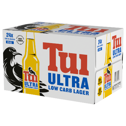 Picture of Tui Ultra Low Carb Lager Bottles 24x330ml