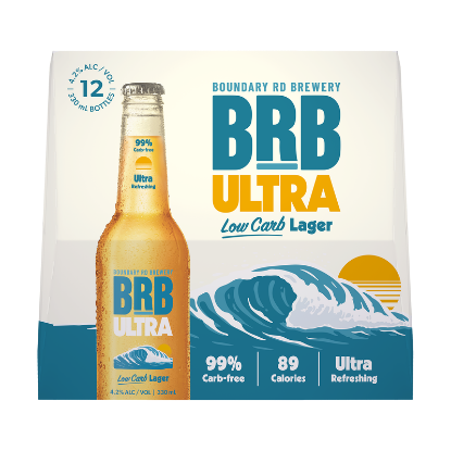 Picture of Boundary Road Brewery Ultra Low Carb Lager Bottles 12x330ml