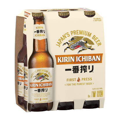 Picture of Kirin Ichiban Shibori Bottles 6x330ml