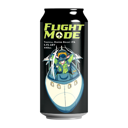 Picture of Double Vision Flight Mode Tropical Hopped Bright IPA Can 440ml