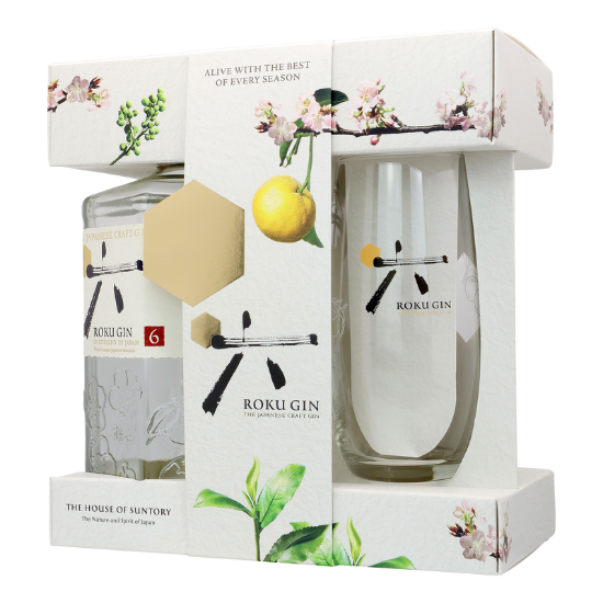 Picture of Suntory Roku The Japanese Craft Gin & Glass Gift Pack 700ml