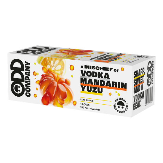 Picture of Odd Company Vodka Mandarin & Yuzu 6% Cans 10x330ml
