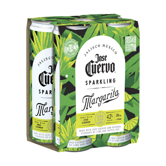 Picture of Jose Cuervo Sparkling Margarita 4.2% Cans 4x330ml