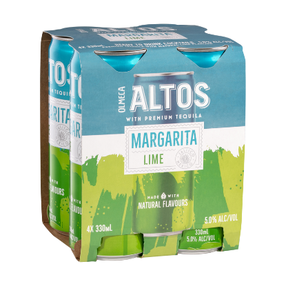 Picture of Olmeca Altos Margarita Lime 5% Cans 4x330ml