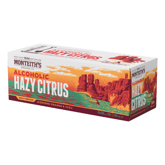 Picture of Monteith's Batch Brewed Alcoholic Hazy Citrus Cans 10x330ml