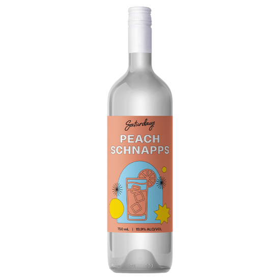 Picture of Saturdays Peach Schnapps 13.9% 750ml