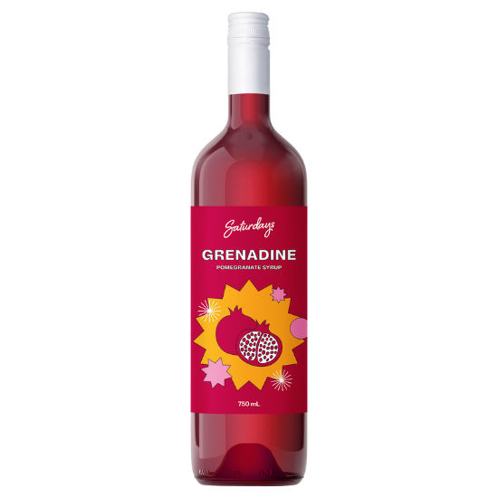 Picture of Saturdays Grenadine Pomegranate Syrup 750ml