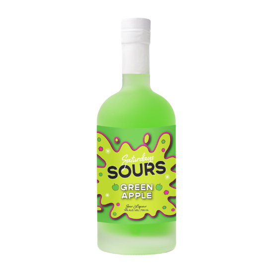Picture of Saturdays Sours Green Apple 14% 725ml