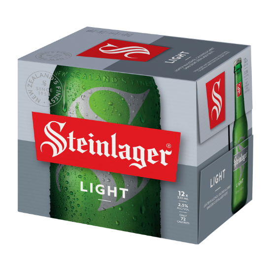 Picture of Steinlager Light 2.5% Bottles 12x330ml