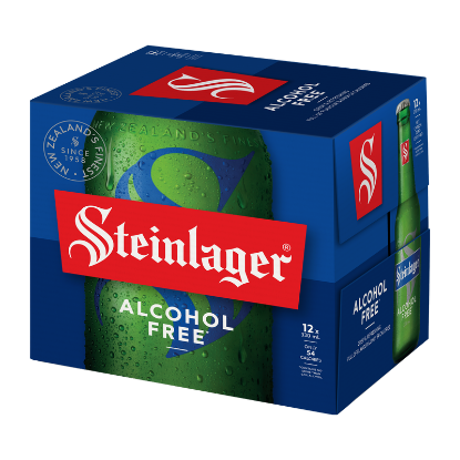 Picture of Steinlager Alcohol Free Lager Bottles 12x330ml