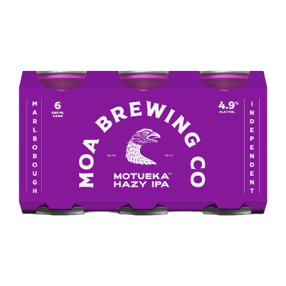 Picture of Moa Brewing Co Motueka Hazy IPA Cans 6x330ml