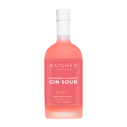 Picture of Batched Gin Sour Strawberry & Rhubarb 725ml